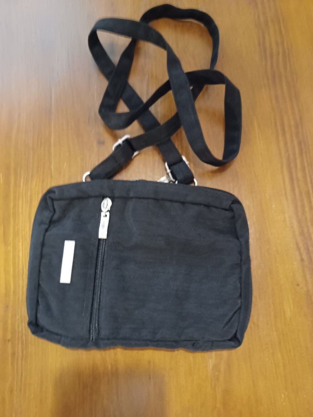 Baggallini Black Nylon Crossbody Bag